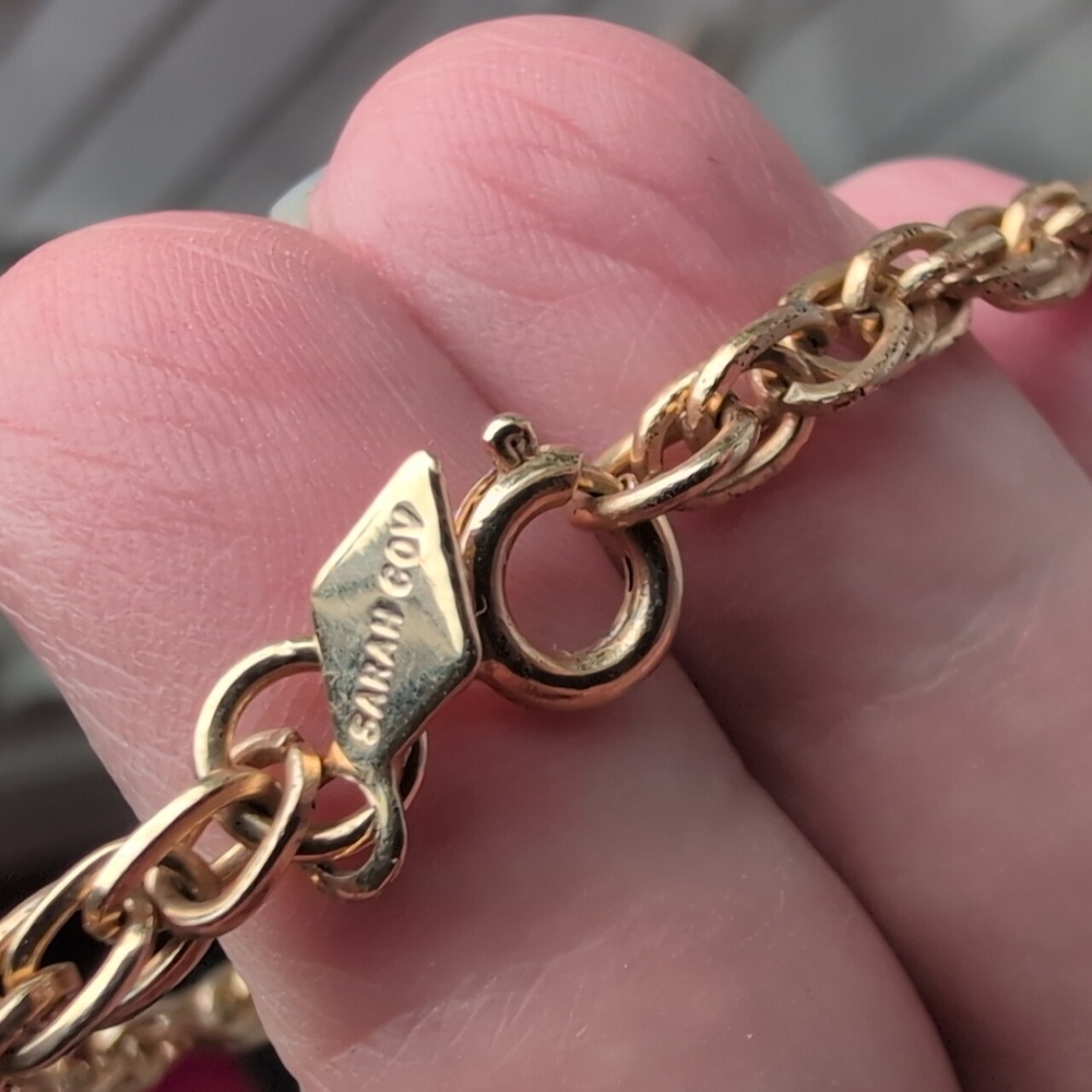SARAH COVENTRY Elegant Gold Chain Necklace - Picture 14 of 14